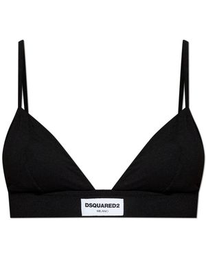 DSquared² Bh Mit Logo-Patch - Schwarz