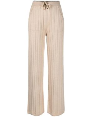 Lorena Antoniazzi Wide Trousers - Natural