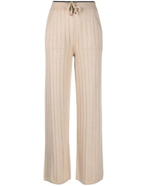 Lorena Antoniazzi Wide Trousers - Natural