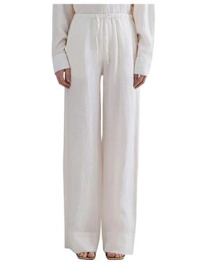 Replay Wide Trousers - Gris