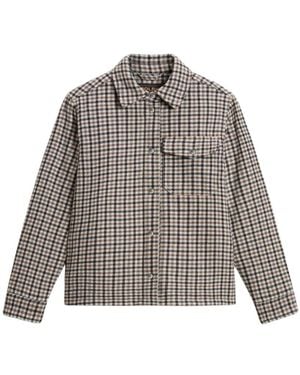 Woolrich Jassen ,Bruin ,Lichte Jassen - Grijs