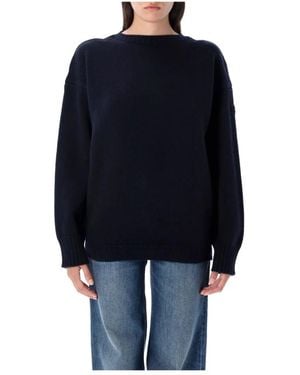 Chloé Oversized Wollen Gebreide Kleding Aw25 - Blauw