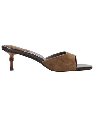 Jeffrey Campbell Heeled Mules - Marrón