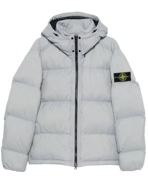 Stone Island Matt Ripstop Cordura Daunenjacke - Grau