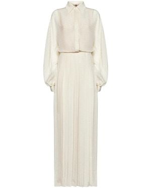 Fendi Shirt Dresses - Neutro
