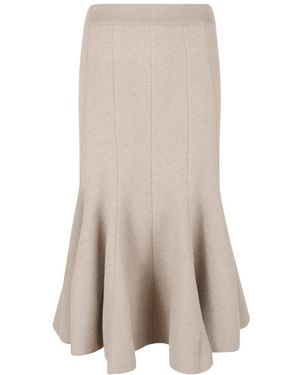 Bottega Veneta Midi Skirts - Brown