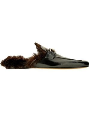Gucci Princetown Slipper - Schwarz