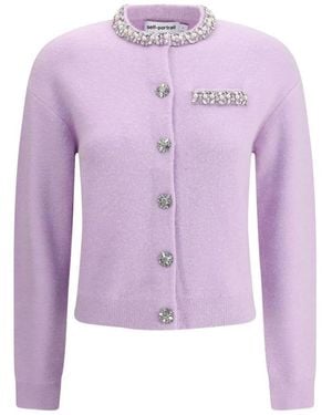 Self-Portrait Cardigans - Morado