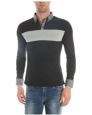 Armani Jeans Polo Shirts - Black