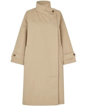 Lolly's Laundry Single-Breasted Coats - Natural