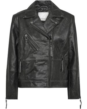 co'couture Leather Jackets - Black
