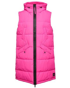 OOF WEAR Jassen ,Roze ,Nylon Nylon Hoodie Jas Fuchsia Fluo