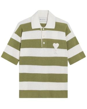 Ami Paris Tops ,Veelkleurig ,Polo Shirts - Groen