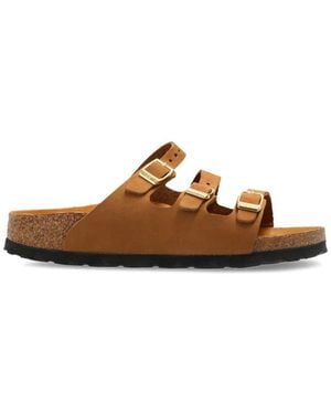 Birkenstock Sliders - Brown