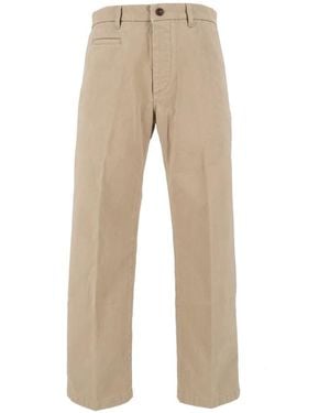 Tela Genova Wide Trousers - Natural