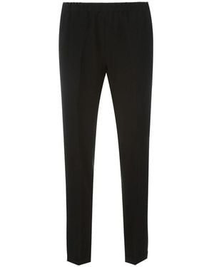 Alberto Biani Cropped Trousers - Black
