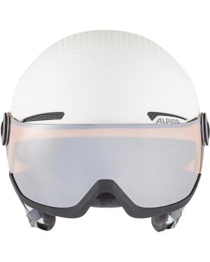 Alpina Weiß Matt Visier Q-Lite - Grau