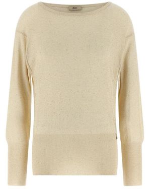 Herno Round-Neck Knitwear - Neutre
