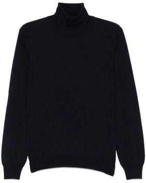 Tagliatore Rollkragenpullover - Schwarz