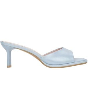ESTRO Heeled Mules - Blue