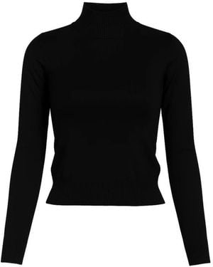 GUAJA. Belle Turtleneck Bodysuit - Zwart