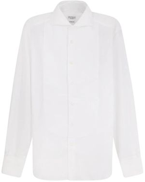 Brunello Cucinelli Formal Shirts - White