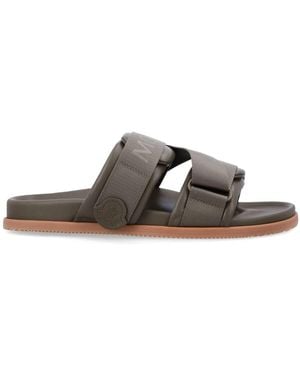 Moncler Sliders - Brown