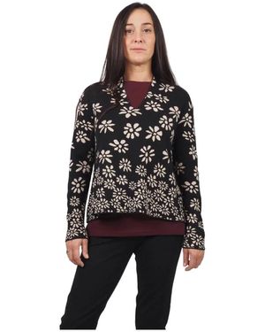 ALESSIA SANTI V-Neck Knitwear - Zwart