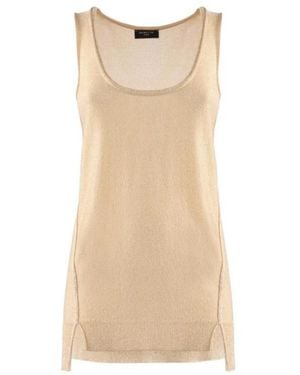 Nenette Sleeveless Tops - Natural