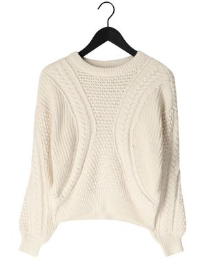 ROUGE EDIT Roumicala Ls O-Neck Knit - Naturel