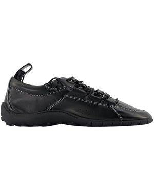Samsøe & Samsøe Schoenen ,Zwart ,Leer Saastra Hybrid Flats