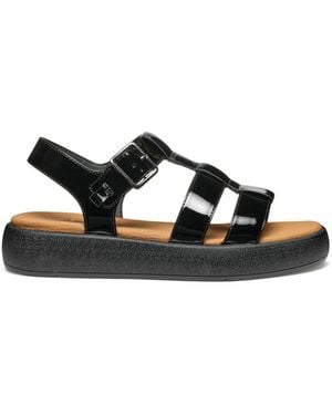 Geox Flat Sandals - Negro