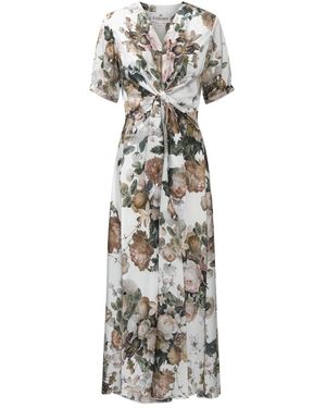 Karmamia Kleedjes ,Wit ,Summer Dress - Metallic