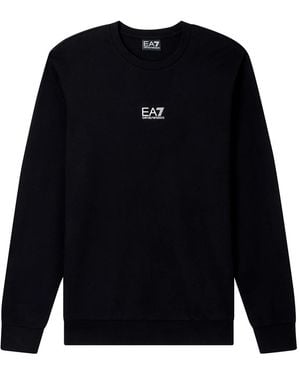 EA7 Round-Neck Knitwear - Bleu