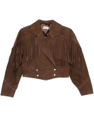 RIXO London Leather Jackets - Brown