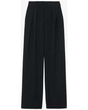Frankie Shop Wide Trousers - Black
