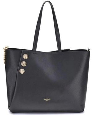Balmain Tote Bags - Black
