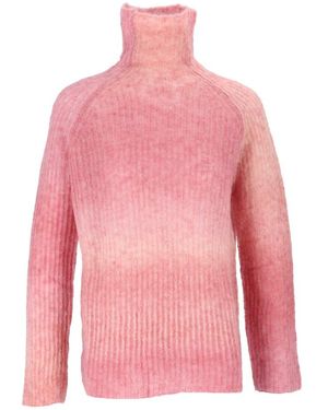 Kangra Engelse Rib Turtleneck - Roze