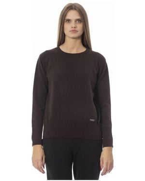 Baldinini Round-Neck Knitwear - Nero