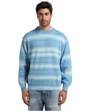 President's Round-Neck Knitwear - Blu