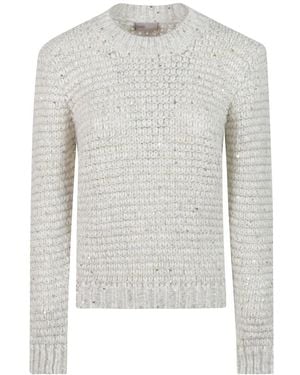 Herno Round-Neck Knitwear - Gris