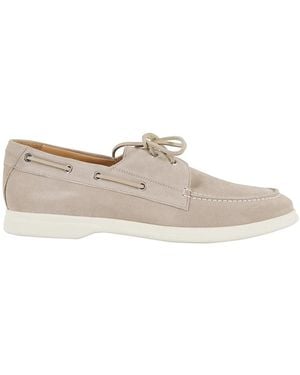 Tagliatore Boat Shoes - White