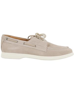 Tagliatore Wildlederbootsschuh - Weiß