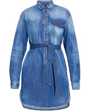 DSquared² Denim Jurk - Blauw