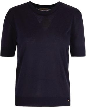 Herno Trui Met Ronde Hals - Blauw