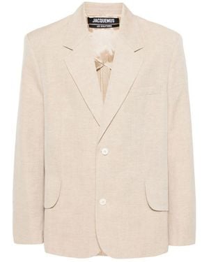 Jacquemus Blazers - Natural