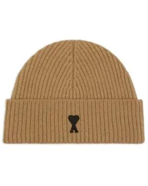 Ami Paris Beanies - Marron