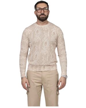 Etro Round-Neck Knitwear - Neutro