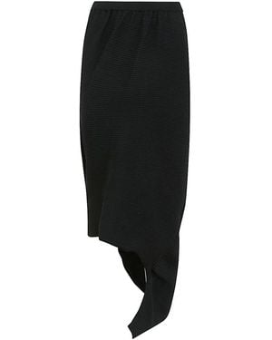 Issey Miyake Midi Skirts - Negro