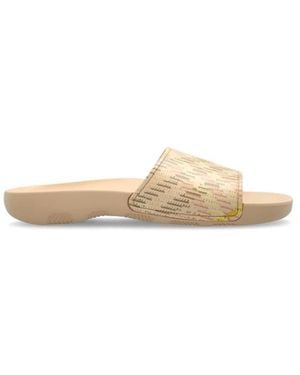 Burberry Sliders - Natural